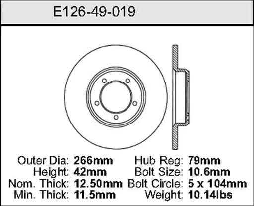 Bendix - BENE12649019 - E12649019