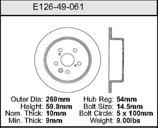 Bendix - BENE12649061 - E12649061