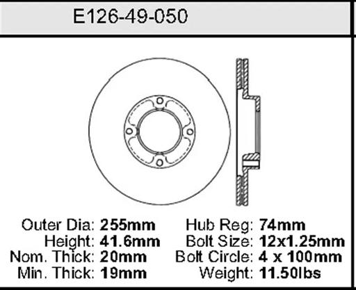 Bendix - BENE12649050 - E12649050