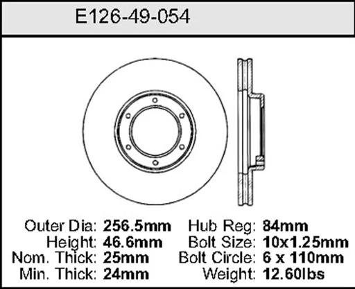 Bendix - BENE12649054 - E12649054