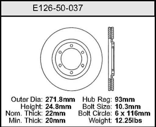 Bendix - BENE12650037 - E12650037