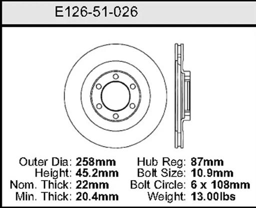 Bendix - BENE12651026 - E12651026