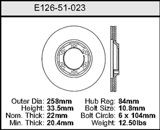 Bendix - BENE12651023 - E12651023