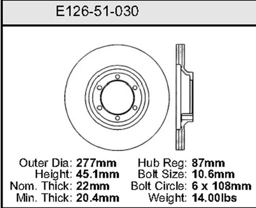 Bendix - BENE12651030 - E12651030