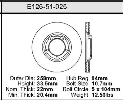 Bendix - BENE12651025 - E12651025