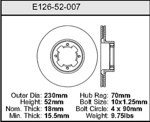 Bendix - BENE12652007 - E12652007