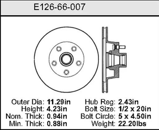 Bendix - BENE12666007 - E12666007