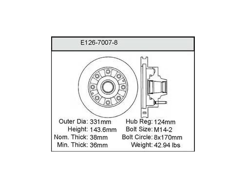 Bendix - BENE12670078 - E12670078