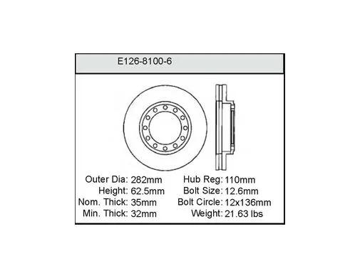 Bendix - BENE12681006 - E12681006
