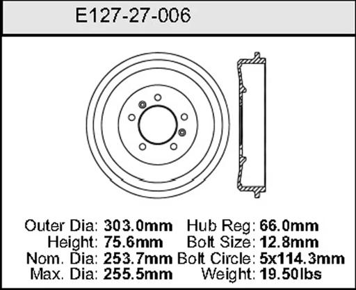 Bendix - BENE12727006 - E12727006