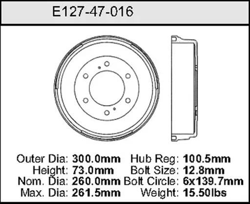 Bendix - BENE12747016 - E12747016