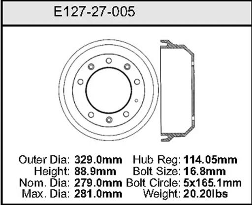 Bendix - BENE12727005 - E12727005