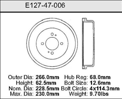 Bendix - BENE12747006 - E12747006