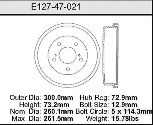 Bendix - BENE12747021 - E12747021
