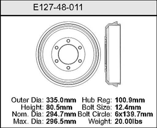Bendix - BENE12748011 - E12748011