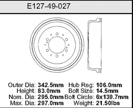 Bendix - BENE12749027 - E12749027