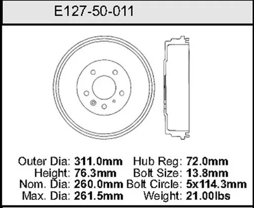 Bendix - BENE12750011 - E12750011
