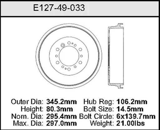 Bendix - BENE12749033 - E12749033
