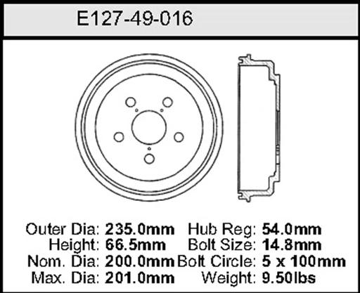 Bendix - BENE12749016 - E12749016