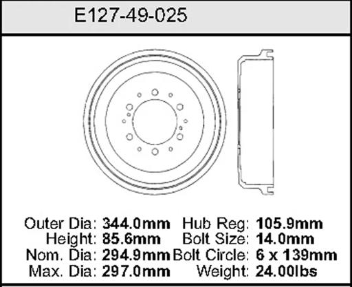 Bendix - BENE12749025 - E12749025