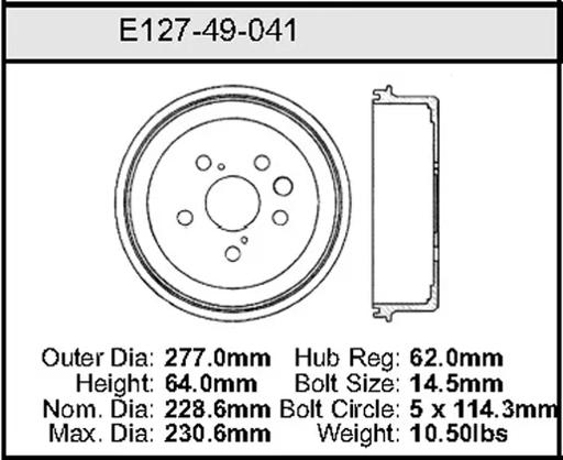 Bendix - BENE12749041 - E12749041