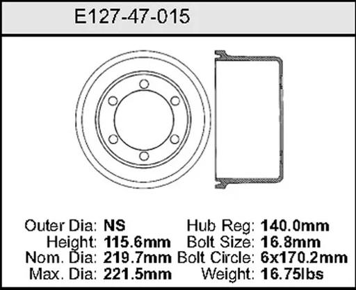Bendix - BENE12747015 - E12747015