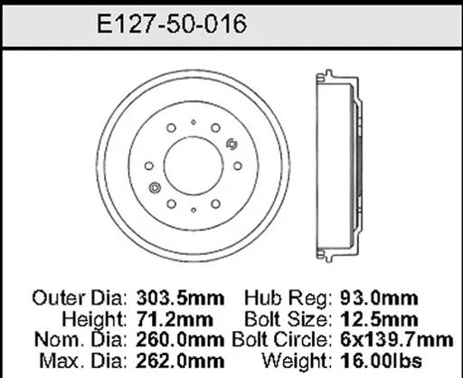 Bendix - BENE12750016 - E12750016