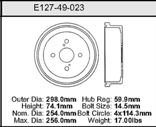 Bendix - BENE12749023 - E12749023