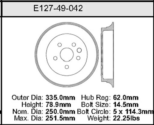 Bendix - BENE12749042 - E12749042