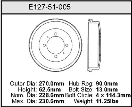 Bendix - BENE12751005 - E12751005
