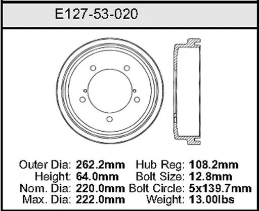 Bendix - BENE12753020 - E12753020