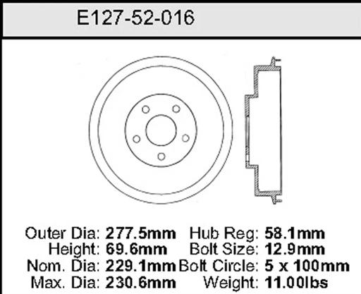 Bendix - BENE12752016 - E12752016