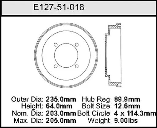 Bendix - BENE12751018 - E12751018