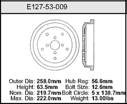 Bendix - BENE12753009 - E12753009