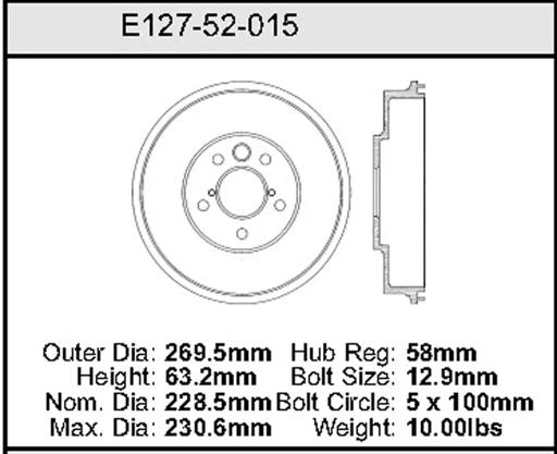 Bendix - BENE12752015 - E12752015