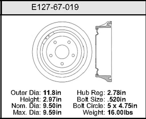 Bendix - BENE12767021 - E12767021