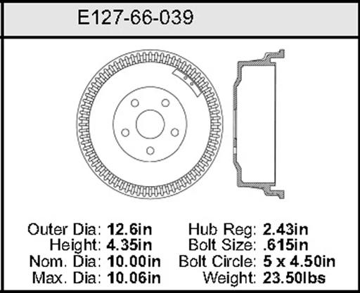 Bendix - BENE12766039 - E12766039