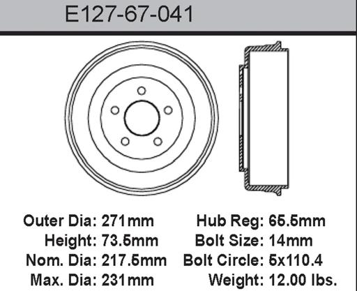 Bendix - BENE12767041 - E12767041