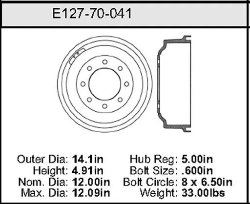 Bendix - BENE12770041 - E12770041
