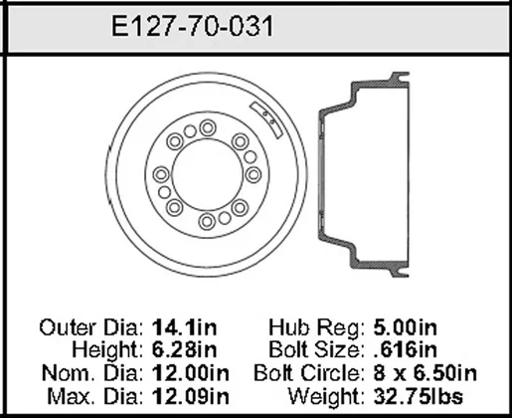 Bendix - BENE12770031 - E12770031