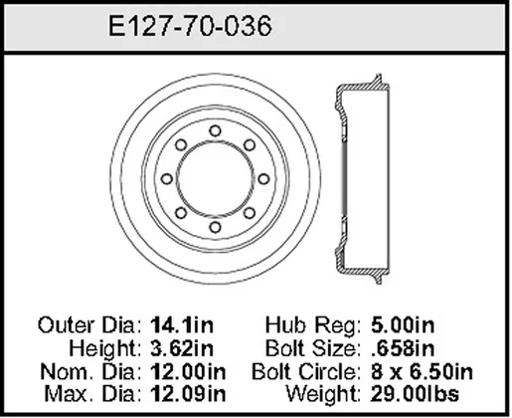 Bendix - BENE12770036 - E12770036