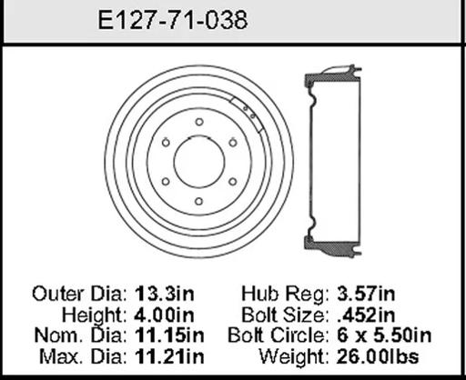 Bendix - BENE12771038 - E12771038