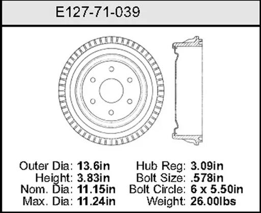 Bendix - BENE12771039 - E12771039