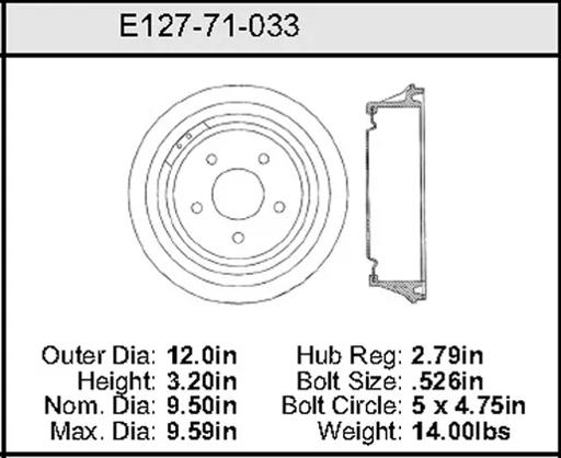 Bendix - BENE12771033 - E12771033