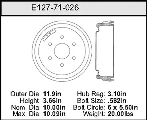 Bendix - BENE12771026 - E12771026