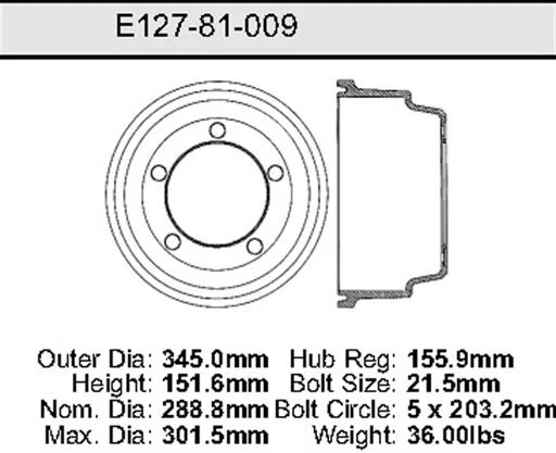 Bendix - BENE12781009 - E12781009