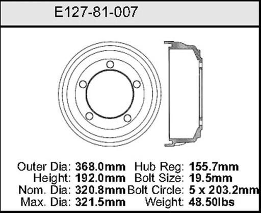 Bendix - BENE12781007 - E12781007