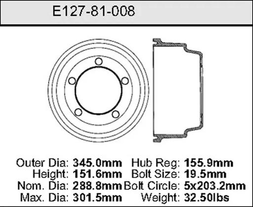 Bendix - BENE12781008 - E12781008
