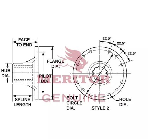 Meritor - ROC5WCS3823A2 - 5WCS3823A2