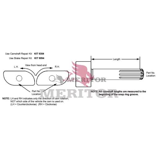 Meritor - ROC2210X5406 - 2210X5406
